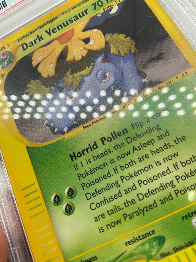 Dark Venusaur Pokemon Best of Game Promo #7 PSA 9