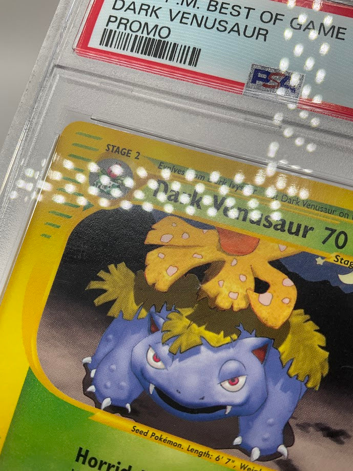 Dark Venusaur Pokemon Best of Game Promo #7 PSA 9