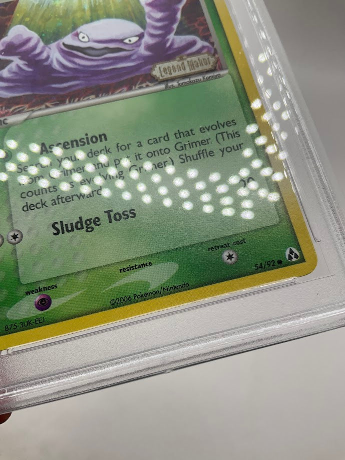 Grimer Pokemon Legend Maker Reverse Foil #54 PSA 9