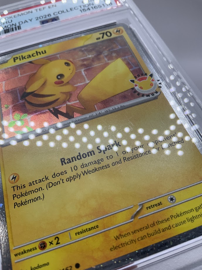 Pikachu Pokemon Temporal Forces Pokemon Day 2026 Collection #051 PSA 10
