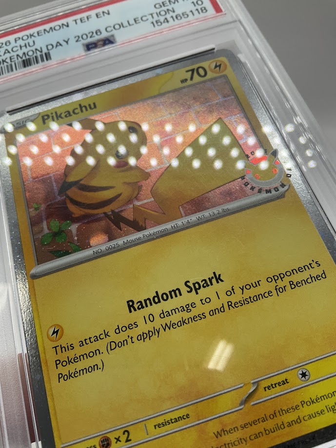 Pikachu Pokemon Temporal Forces Pokemon Day 2026 Collection #051 PSA 10