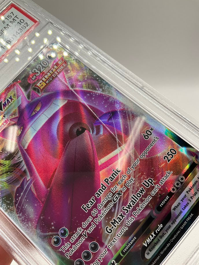 Gengar VMAX Pokemon Fusion Strike Full Art #157 PSA 10
