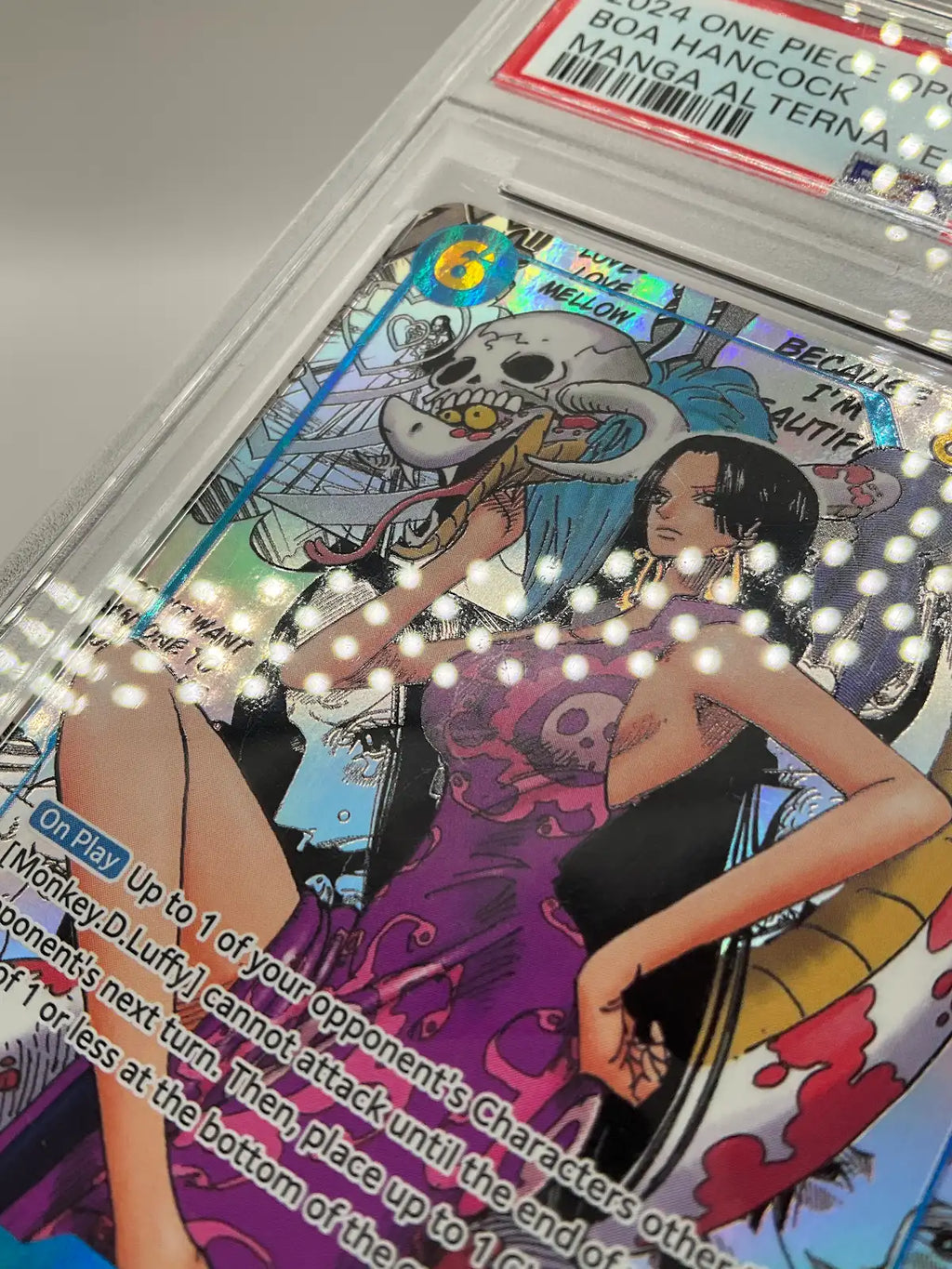 Boa Hancock One Piece Card Game OP07 Manga Alternate Art #051 PSA 10 #2