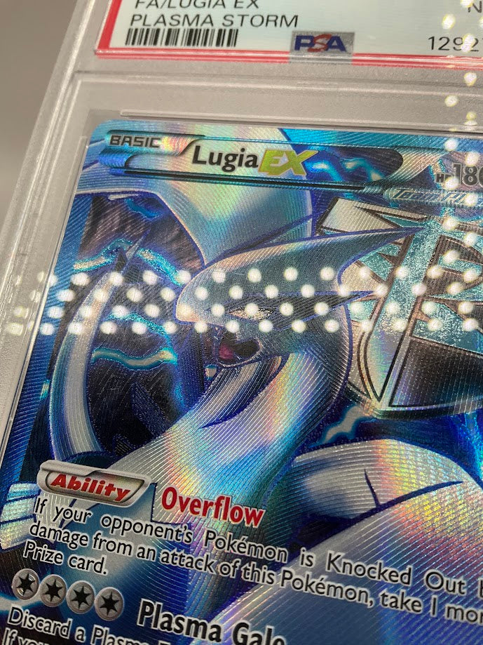 Lugia ex Pokemon Plasma Storm Full Art #134 PSA 8