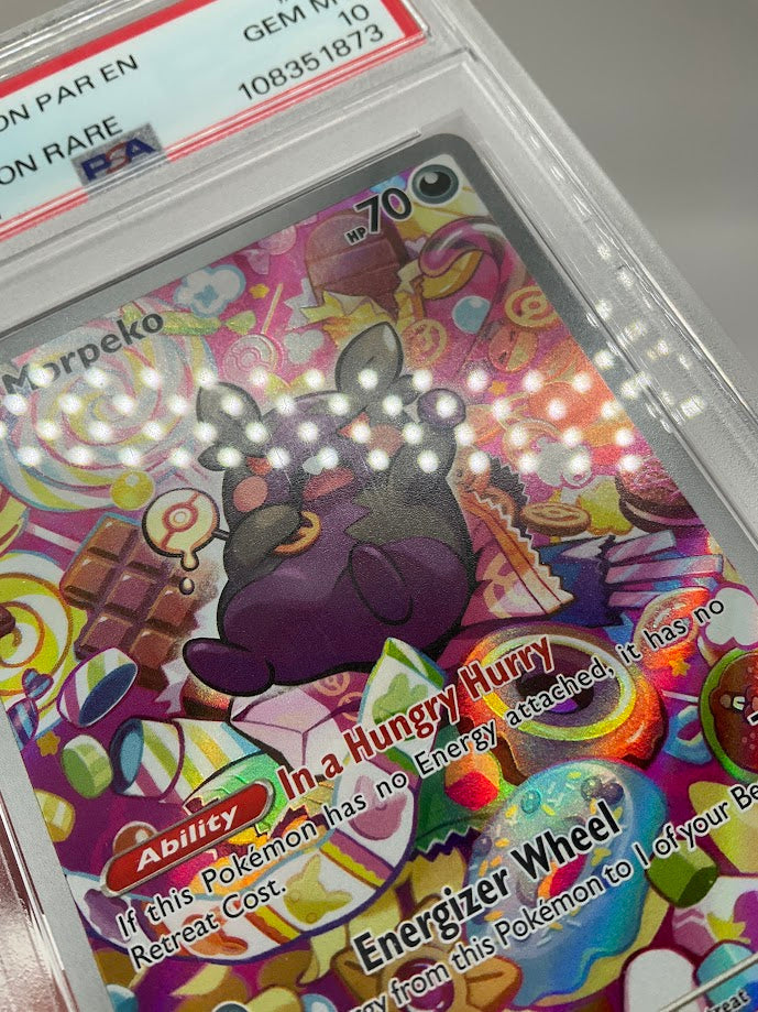 Morpeko Pokemon Paradox Rift Illustration Rare #206 PSA 10