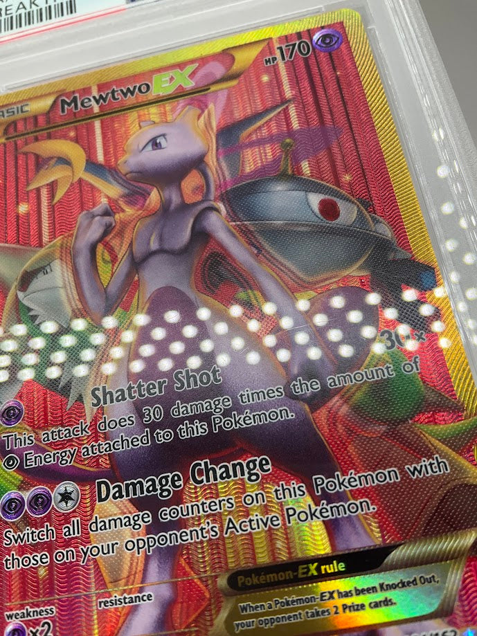 Mewtwo ex Pokemon Breakthrough Secret Full Art #164 PSA 7