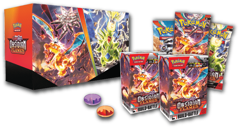 Pokemon - TCG - Obsidian Flames Build & Battle Stadium