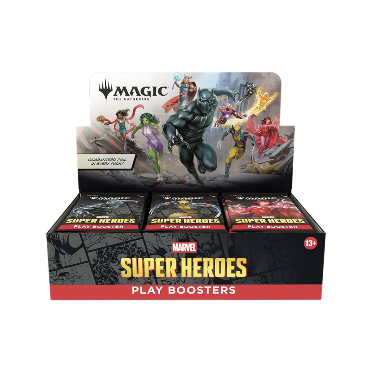 Marvel Super Heroes - Play Booster Display