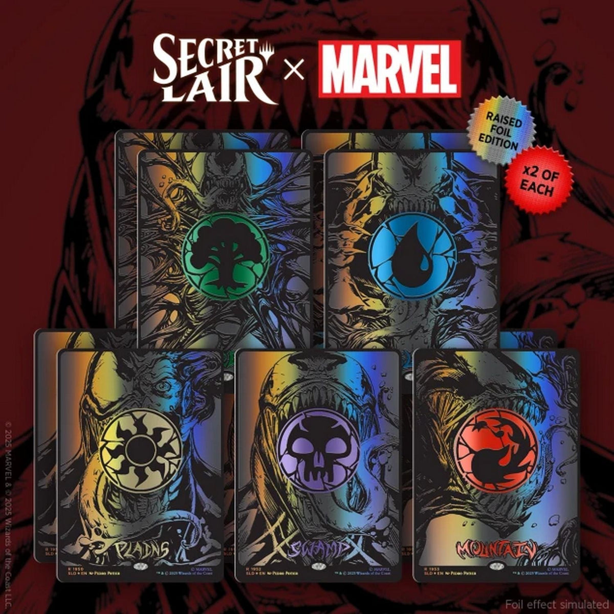 Magic the Gathering: Secret Lair x Spider-Man - Mana Symbiote (Raised Foil Edition)