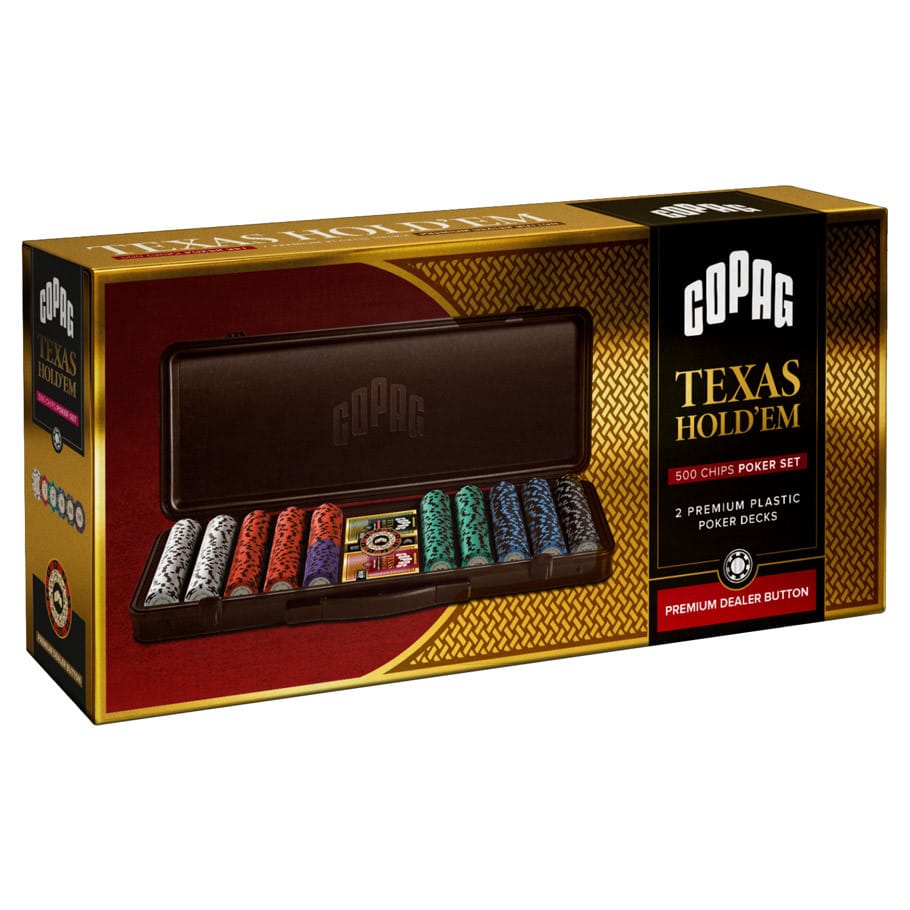 COPAG: Texas Hold 'Em - 500 Chip Poker Set (Pre-Order)