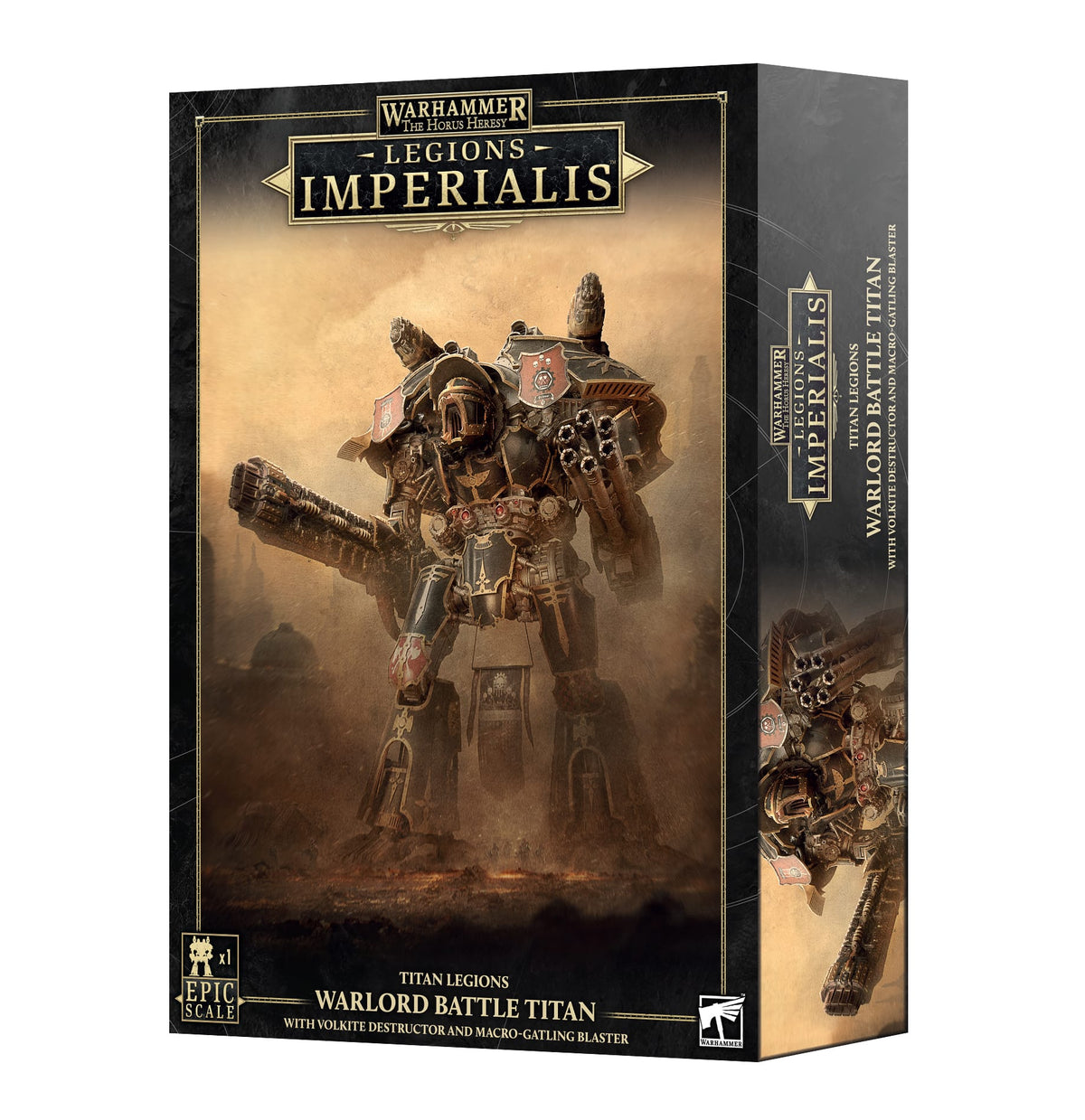 Horus Heresy: Legions Imperialis - Warlord Titan with Volkite Destructor and Macro-gatling Blaster