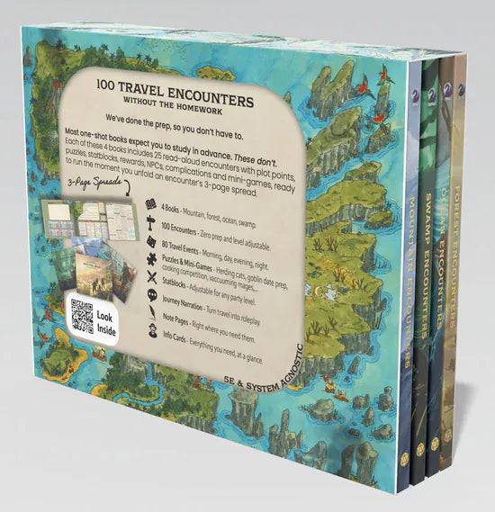 Encounters at a Glance: Into the Wild - Sleeved Biome Book Bundle: Scratch & Fold Edition (Pre-Order)