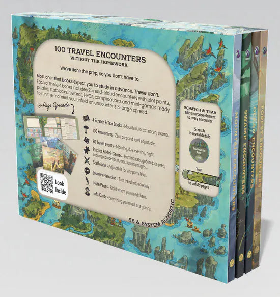Encounters at a Glance: Into the Wild - Sleeved Biome Book Bundle: Scratch & Tear Edition (Pre-Order)
