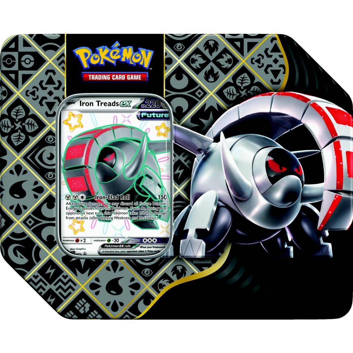 Pokemon: Paldean Fates ex Tin [Iron Treads]