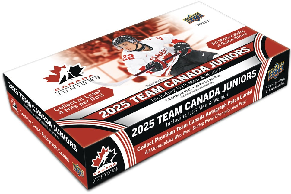 2025 Upper Deck Team Canada Juniors Hobby Box
