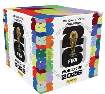 2026 Panini FIFA World Cup Soccer Sticker Box (50 Packs Per Box)