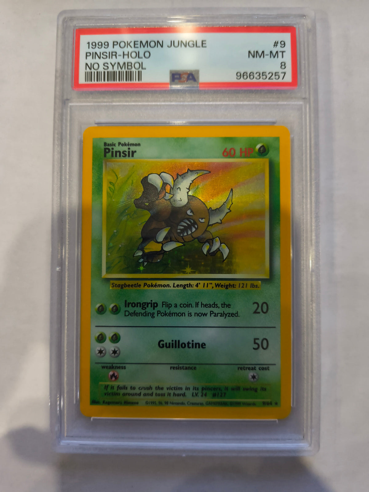 Pokemon: PSA 8 Pinsir-Holo