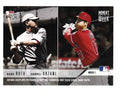 2018 Topps Now Moment of the Week #1 Babe Ruth, Shohei Ohtani RC (Rookie Card)